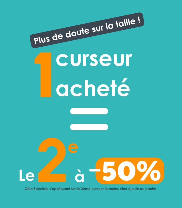 Curseur de réparation fermeture zip - dents en nylon spiralées