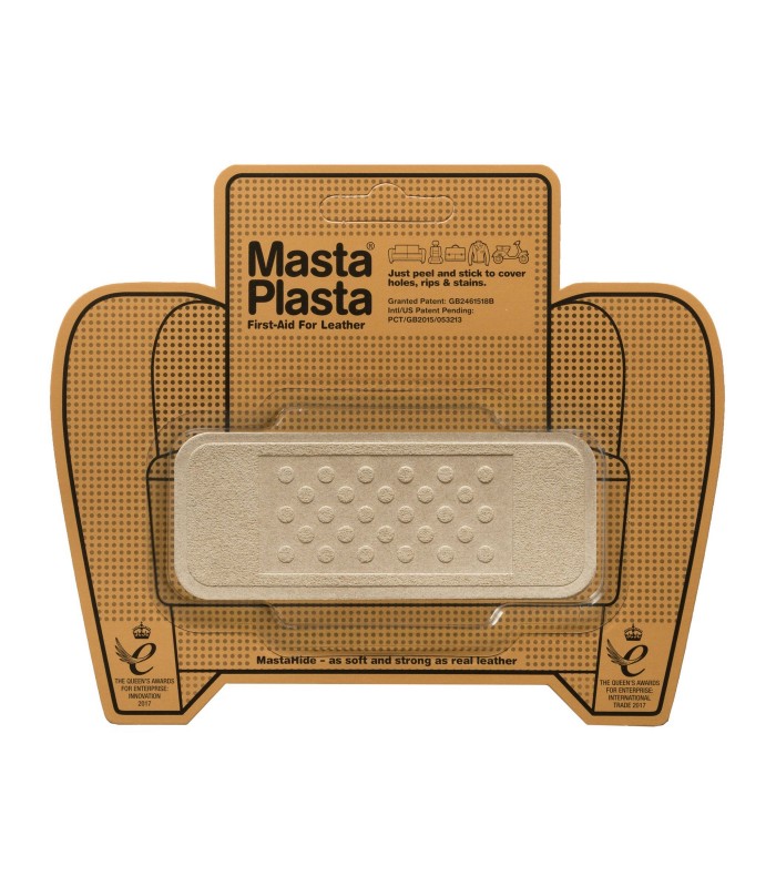 Patch Masta Plasta taille S réparation cuir suédé 10x4cm pansement