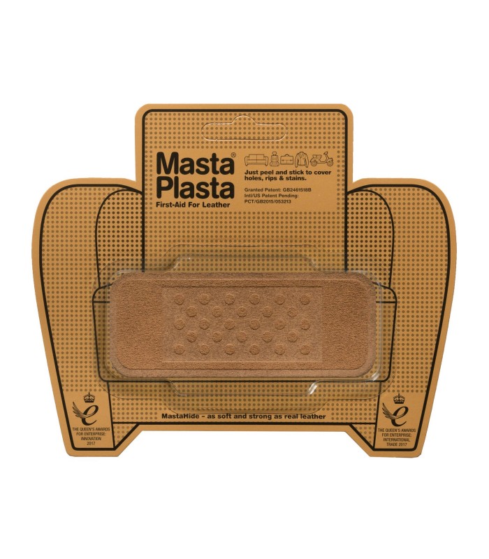 Patch Masta Plasta taille S réparation cuir suédé 10x4cm pansement