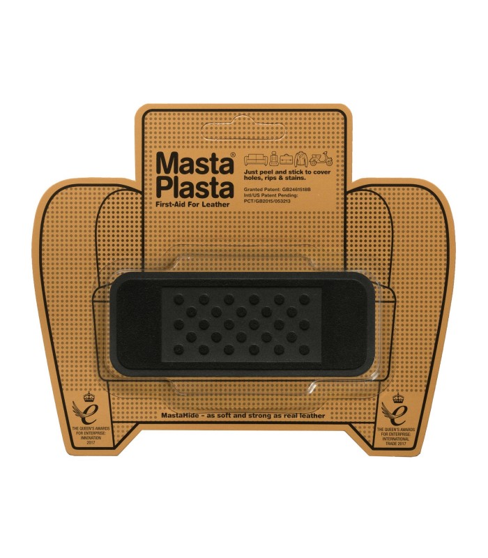 Patch Masta Plasta taille S réparation cuir suédé 10x4cm pansement