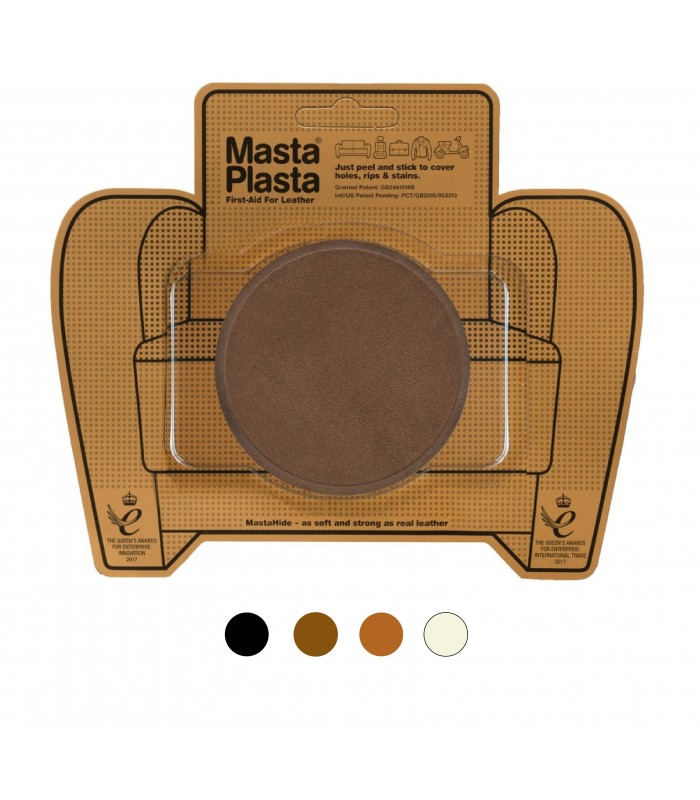 Patch Masta Plasta taille M réparation cuir suédé 8x8cm