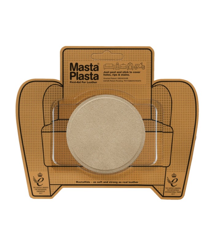 Patch Masta Plasta taille M réparation cuir suédé 8x8cm