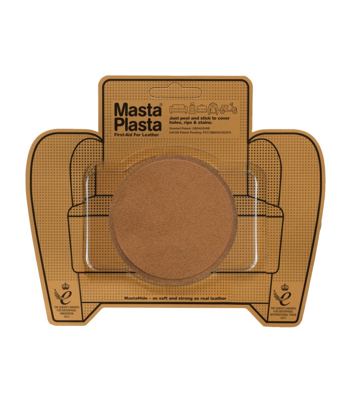 Patch Masta Plasta taille M réparation cuir suédé 8x8cm