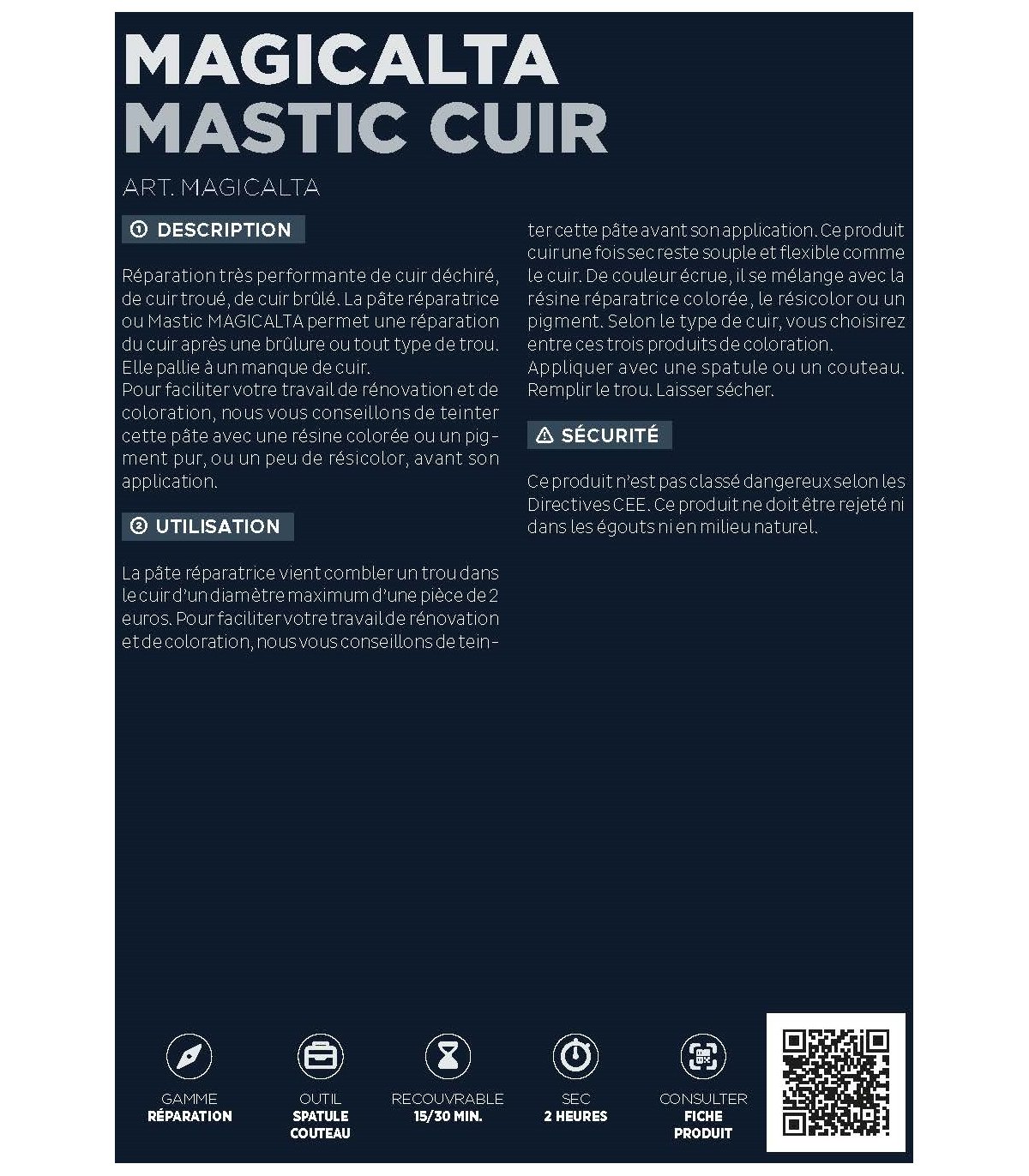 Mastic cuir / Alta-cuir - Clip&Zip