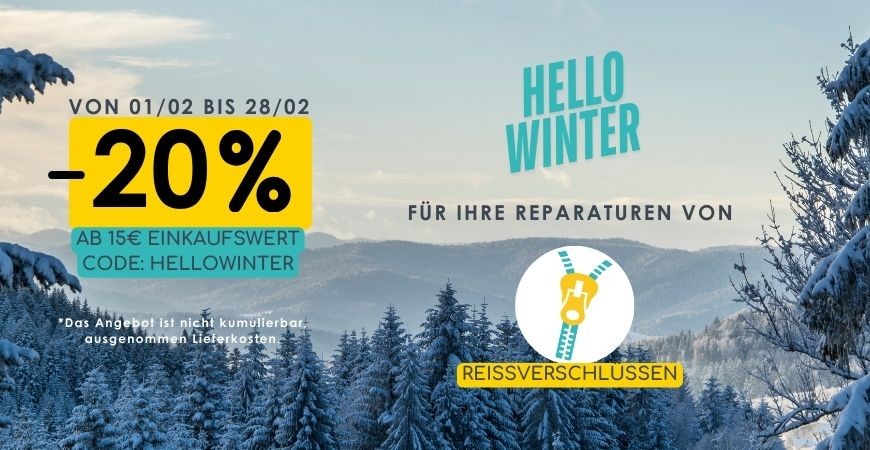 Promotion -20% dès 15€ d'achat - Code HELLOWINTER